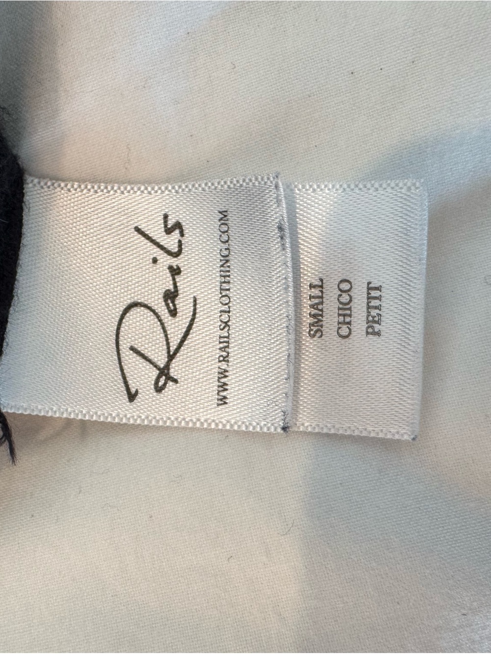 Rails Black Button-Down Shirt with Pink and Gray Windowpane - Picture 4 of 5